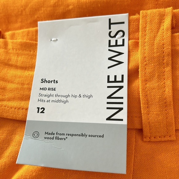 NINE WEST linen shorts - 12 - Picture 4 of 7